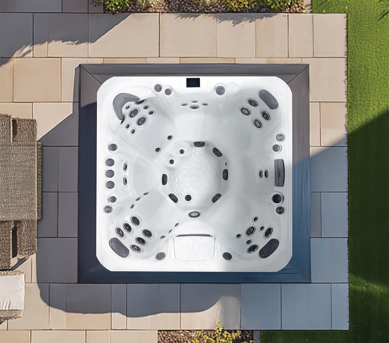 Platinum Spas Colombo - Top Down View