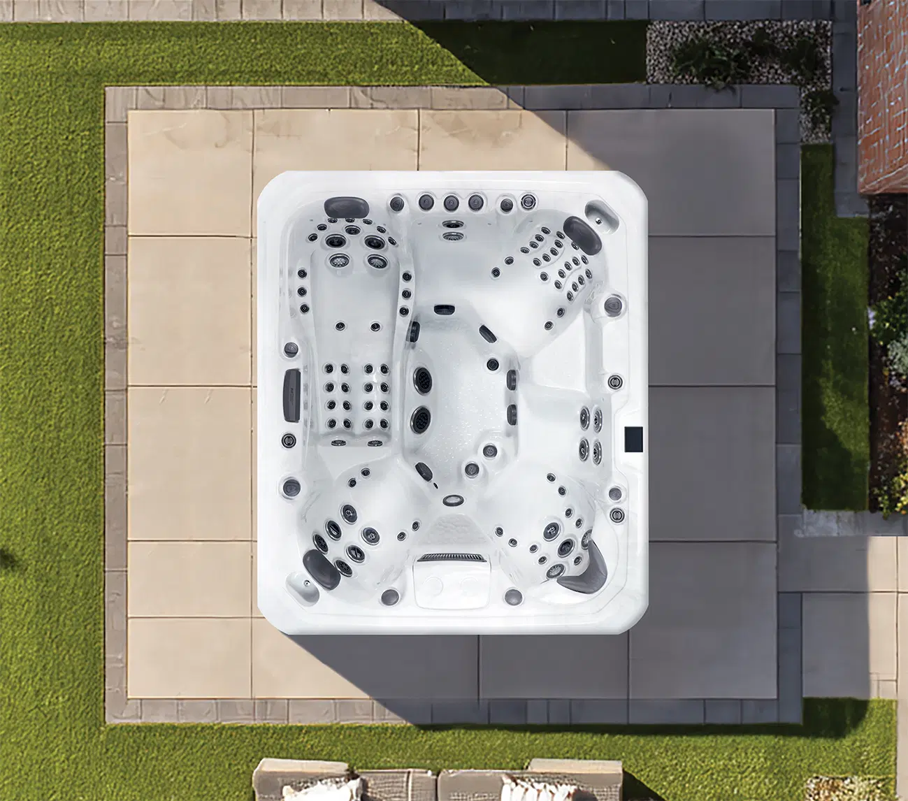 Platinum Spas Maximus - Top Down View