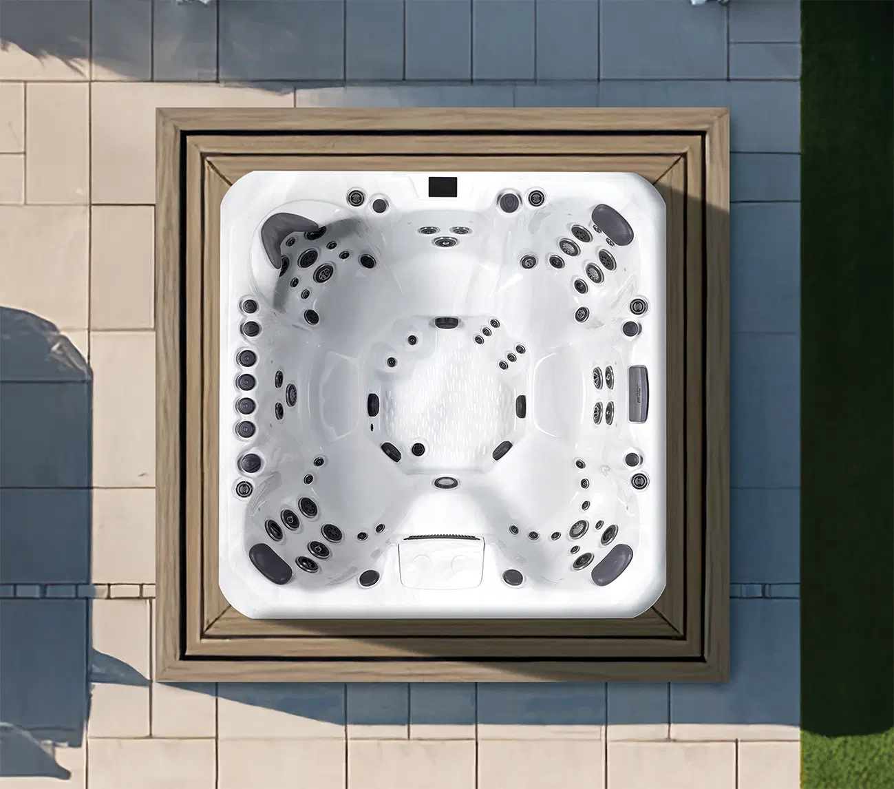 Platinum Spas Oslo - Top Down View